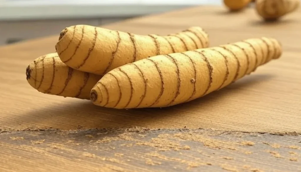 illustration of a turmeric root